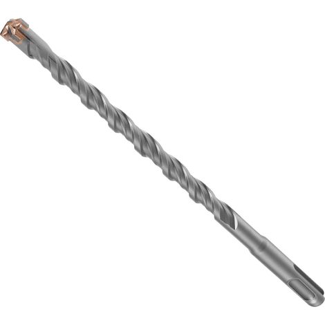 Foret à Béton, Ø 10 x 210mm Foret Carrelage, Forets SDS Plus, Jeu de Forets à Béton, avec 4 taillants en carbure et double vis, pour Percer Dans le Bétons, Brique, Pierre, Maçonnerie (1/5)