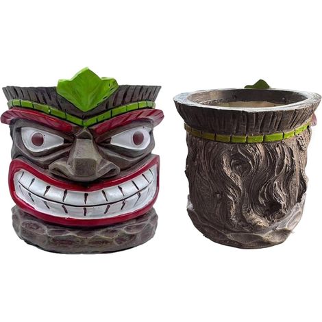 Jardinière Visage - Pots Visage Drôles pour Intérieur - Résine Art (1/5)