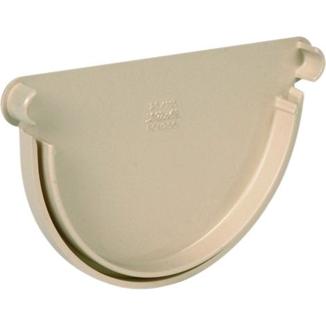 Tapa accesorio universal para canalón FCN25  - RIUVERT Color: Blanco