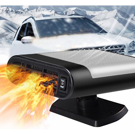 12V-Autoheizung, 150W-Autoheizung mit Entfrosterfunktion, leistungsstarker Schnellheizlüfter zum Enteisen der Windschutzscheibe und für warmes Auto.
