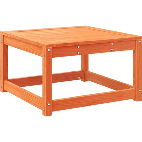 Maison Exclusive - Poggiapiedi da Giardino Marrone Cera in Legno Massello di Pino