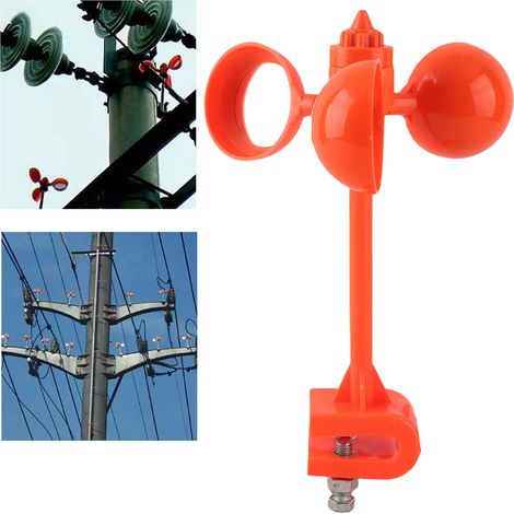 Isolierte, windbetriebene Vogelabwehrvorrichtung, elektrischer Turm, Obstplantage, reflektierende Vogelabwehrvorrichtung für Flughäfen, visuelle Vogelabwehrvorrichtung, kleine, isolierte Vogelabwehrvo (1/5)