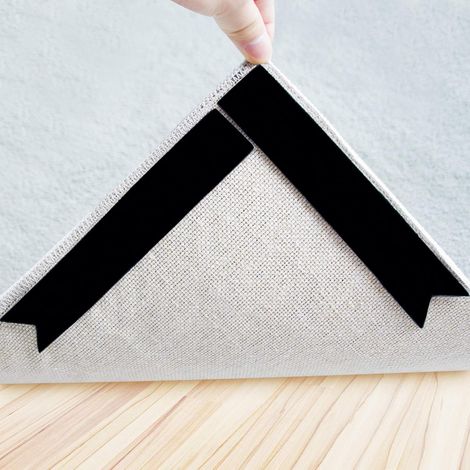 Grip Pour Tapis - Antidérapant Double Face Réutilisable - Pour Sol Carrelé Parquet et Vinyle - 16 Pièces (1/5)