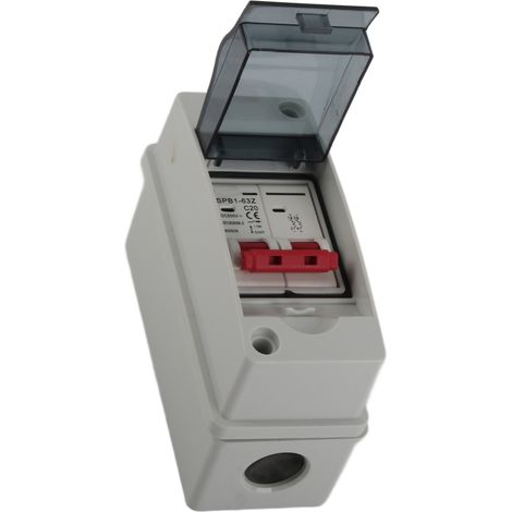 Interrupteur DC 500V 20A Étanche IP65 pour Système Solaire Photovoltaïque et Camping-Car (1/5)