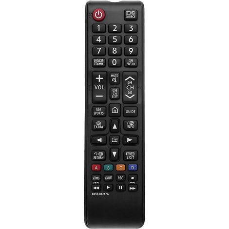 Télécommande de remplacement Bn59-01247a pour téléviseur intelligent LCD LED Samsung (1/2)