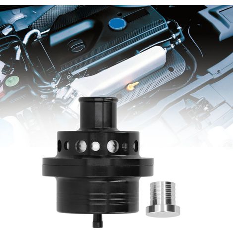 Pièces automobiles : Soupape de décharge de pression turbo universelle 25 mm pour VW, Audi, Seat, Fiat, Ford (noire) (1/5)