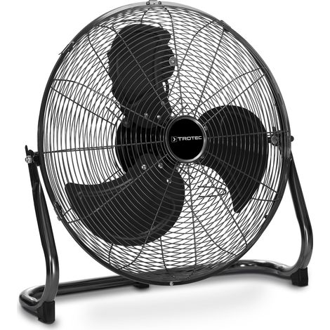 TROTEC Bodenventilator TVM 19 – 120 W, Ø 45 cm, Metallgehäuse, 3 Geschwindigkeiten, neigbar, leistungsstark, ideal für Wohnung, Büro oder Studio