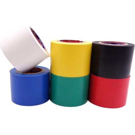Rouleaux de ruban adhésif de réparation imperméable et facile à déchirer pour bâches et applications de protection. 100 mm x 12 m (1/5)