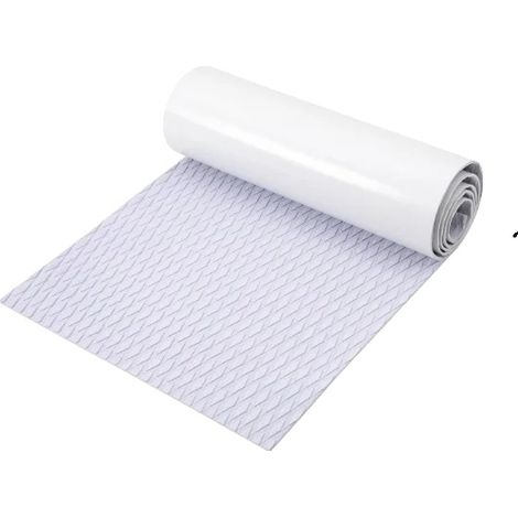 Tappetino per ponte barca, superficie antiscivolo, impermeabile, 3 pezzi, grigio (1/2)