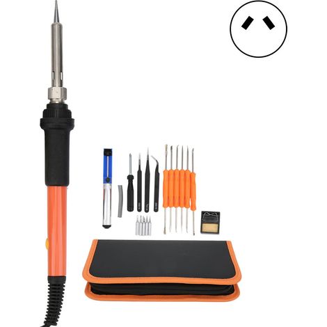 Lot de 20 fers à souder électriques, température réglable sans interrupteur, outils de soudure AC220V fiche australienne (1/5)