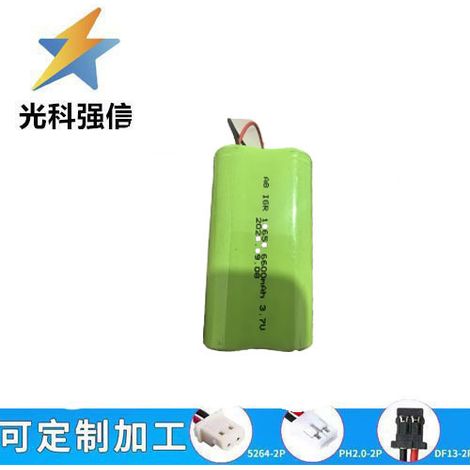 6600mAh 18650 rechargeable battery, 3.7-inch head, with 2.54-head shaver, can be combined with medical instruments, durable second-line.