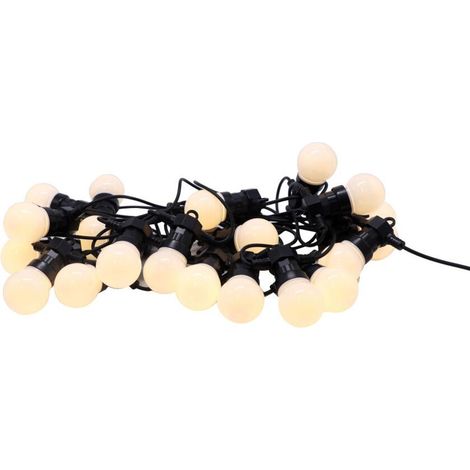 20 LED Biergartenlichterkette Partylichterkette Außenlichterkette Lichterkette (1/5)