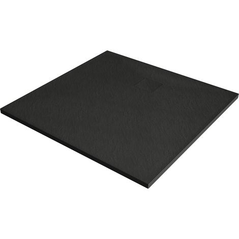 Mexen Bert plato de ducha cuadrado SMC 80 x 80 cm, negro - 4K708080 (1/5)