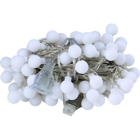 6-meter long LED string light with 40 warm white bulbs and a constant USB power supply. (1/5)