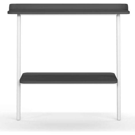 Recibidor modelo 787 acabado grafito/blanco, 87.5 cm (alto) x 111 cm (ancho) x 31 cm (prof.) (1/4)