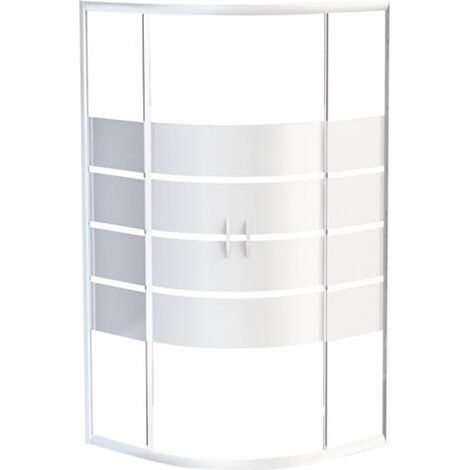 Paroi accès d'angle quart de cercle ERIS 2, L 90 x H 190cm - ONDEE By Ayor (1/3)