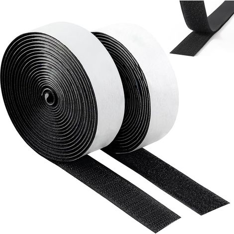 Rouleau de ruban adhésif double face pour cadres photo, rideaux de porte et rideaux 2 cm x 5 m (1/5)