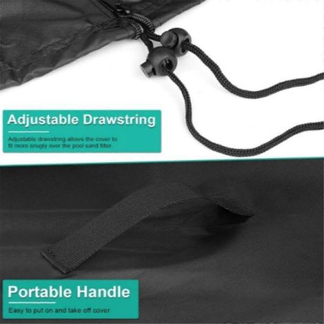 Housse Pompe Piscine - Tissu Oxford Impermeable - Protection Extérieure Contre Pluie UV Poussiere - Petite Taille - 1 Piece (1/5)