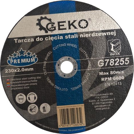 Disque à tronçonner pour acier inoxydable - LOT DE 5 DISQUES - (1/3)