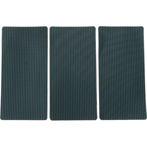 Kit de Réparation pour Couverture de Piscine Autocollant, 3 Pièces Vert PP, Patch de Raccord pour Piscine 20x10 cm (1/5)