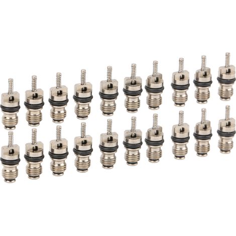 Lot de 20 noyaux de valve de climatisation automobile en cuivre haute pression, de remplacement pour HYUNDAI KIA (1/5)