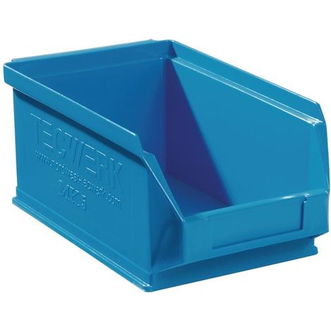 TECWERK Sichtlagerkasten L160/140xB100xH75mm PE blau TECWERK (1/3)