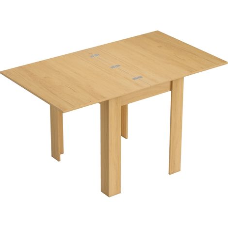 Table Ă manger extensible 70/140 x 80 cm, table de salle Ă manger moderne pour 4 Ă 6 personnes, gain de place pour cuisine et salle Ă manger (1/5)