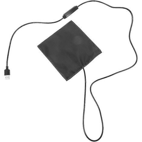 Tapis chauffant d'hiver pour petits animaux (hamsters, lapins, cochons d'Inde) avec contrôle de la température et support USB. (1/5)