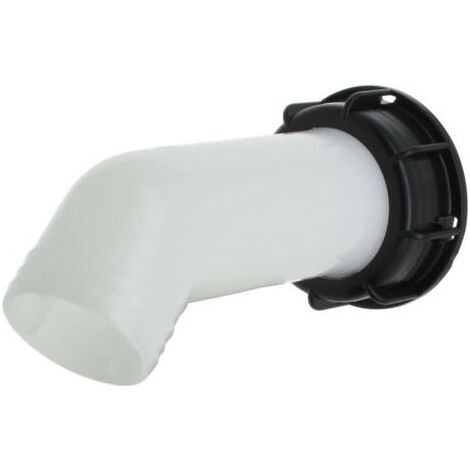 Multicuves Raccord S60X6 pour cuve à eau 1000L Prolongateur diamètre 40 mm Entrée taraudée S60X6 Sortie cannelée non filetée (1/5)