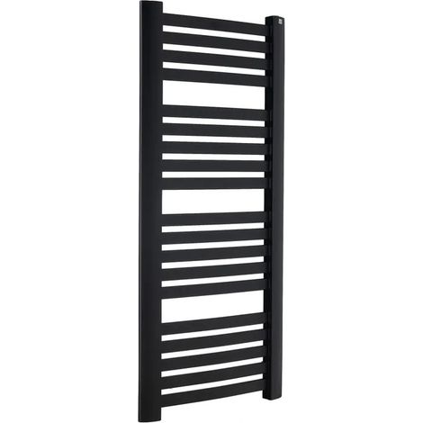 Radiateur de salle de bain Luxrad Wento 102,5 x 48 cm ZD noir mat str 434W (1/3)