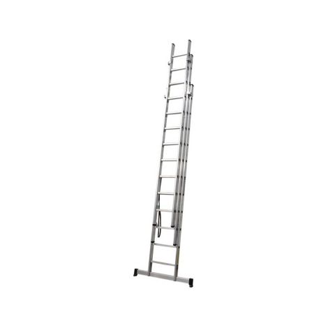 Escaleras de Aluminio 3 tramos EN 131 3.00 + 3.00 + 3.00 m