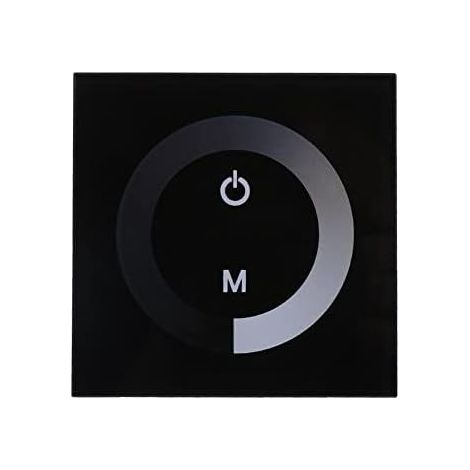 Aougo – DC 12-24V LED touch wall controller panel – Brightness dimmer with 255 levels – Inductive touch control for precise lighting adjustment (1/5)