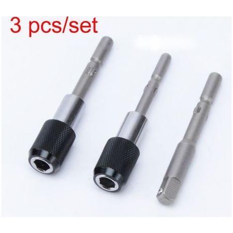 Tournevis magnétique à tige hexagonale de 3 pièces/ensemble 801 802 à 1/4 pouces, support d'embout à dégagement rapide, (1/4)