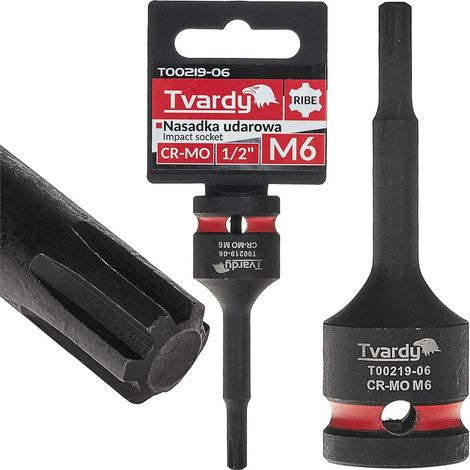 Vaso de impacto Ribe 1/2" M6 CR-MO (10/100) (1/4)