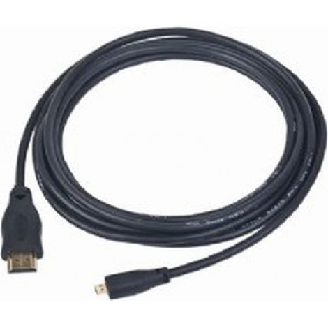 Gembird 3m HDMI-M/micro HDMI-M cable HDMI HDMI tipo A (Standard) HDMI tipo D (Micro) Nero (1/5)