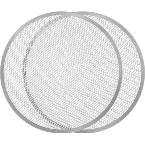 Set di 2 teglie per pizza forate (40 cm) – Lega di alluminio antiaderente – Cottura rapida e uniforme – Adatte a forni a gas ed elettrici (1/5)