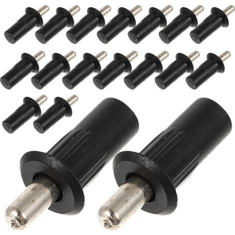 Lot de 100 goupilles charnière multifonctionnelles noires en PP et fer pour la réparation volets (1/5)