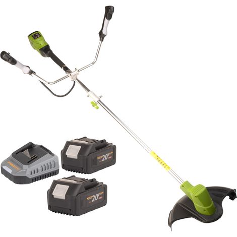 Procraft PTA30 Débroussailleuse sans fil 20 V 300 mm Brushless + 2x batterie 4,0 Ah + chargeur
