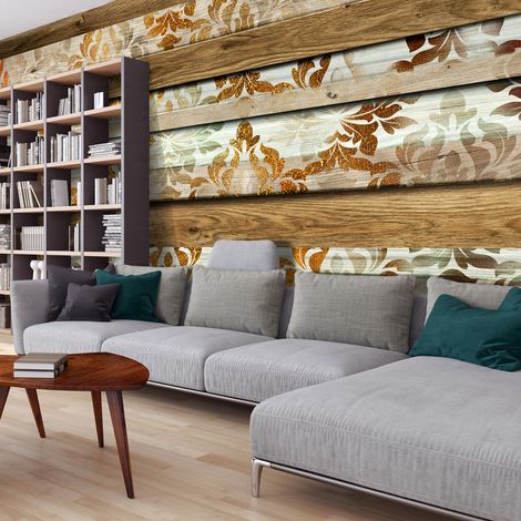 Fotomurale adesivo - Wooden Elegance - 490x280 (1/4)