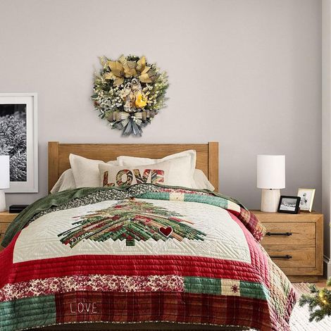 Couronne De Noël pour Extérieur - Décoration De Couronne Illuminée - (1/4)