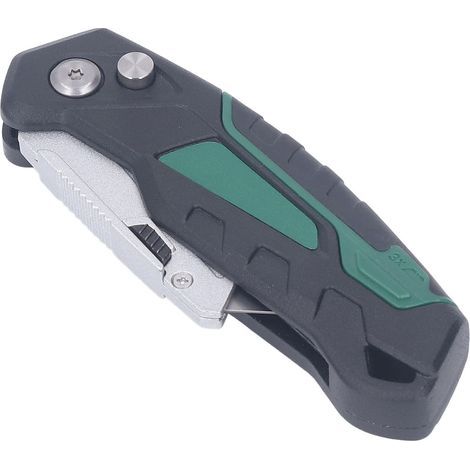 Couteau pliant en acier haute résistance, manche en plastique, couteau pliant portable pour papier (1/5)