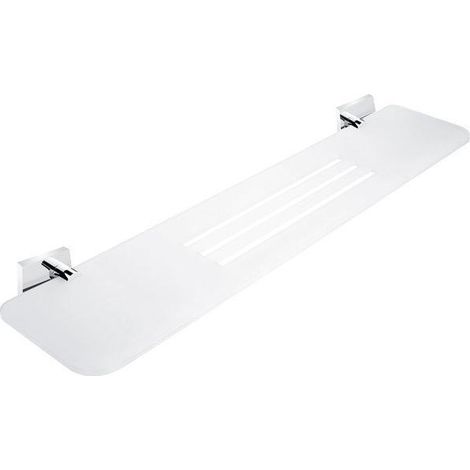 Nimco Keira - Tablette IXI avec trous fraisés, 60 cm, plexiglas/chrome mat KE X360-26 (1/2)