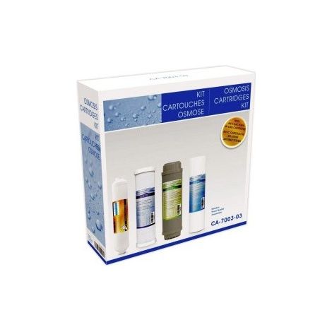CARTUCHO OSMOSIS SEDIMENTOS HIDROWATER NEREO KIT4 CARBON GAC (1/5)