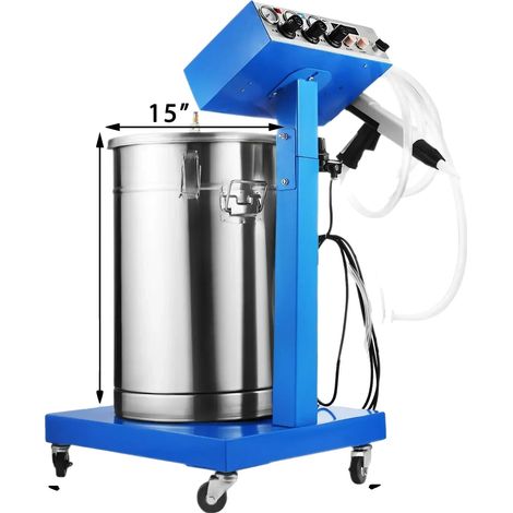 Machine de revêtement en poudre électrostatique, haute efficacité, construction durable, 220V, Prise EU 220V-240V (1/2)