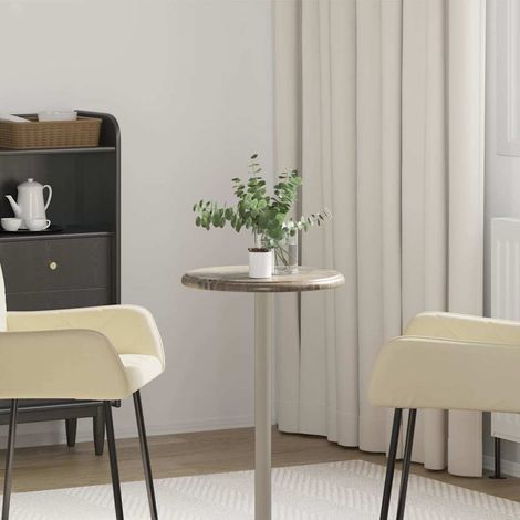 vidaXL Tablero para mesa mármol gris Ø40x2,5 cm (1/5)