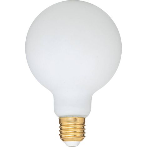 Ampoule LED Opaline D9,5cm blanc - Atmosphera créateur d'intérieur (1/3)