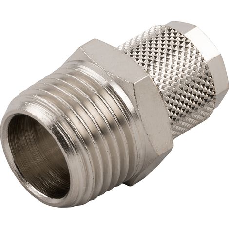Piquage droit RS PRO vers Enfichable 10 mm R 1/4 Mâle (1/2)
