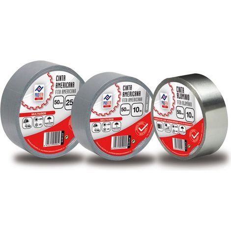 Nastro multiuso americano grigio - 10 m x 50 mm