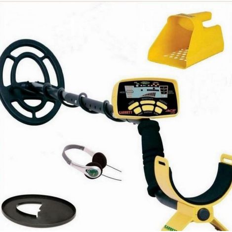 Garrett metal detector ACE 250 + Cuffie + Salva piastra + Setaccio (Sea Pack) 1139070