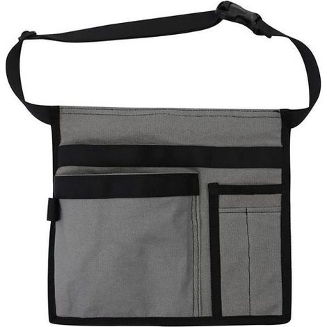 Sac banane multifonctionnel avec six poches sur un côté (gris). (1/5)